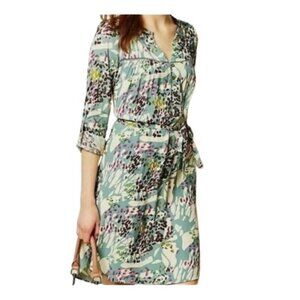 Dolan left coast cupro floral shift sundress size M